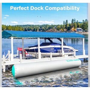 Heavy-Duty Inflatable Boat Fender – Complete Kit with Air Pump. 10 feet long